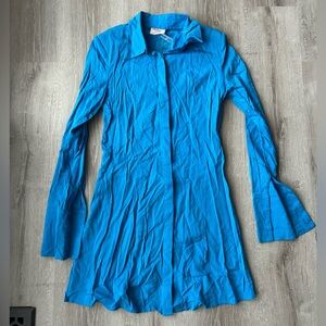 showpo size 8 blue dress